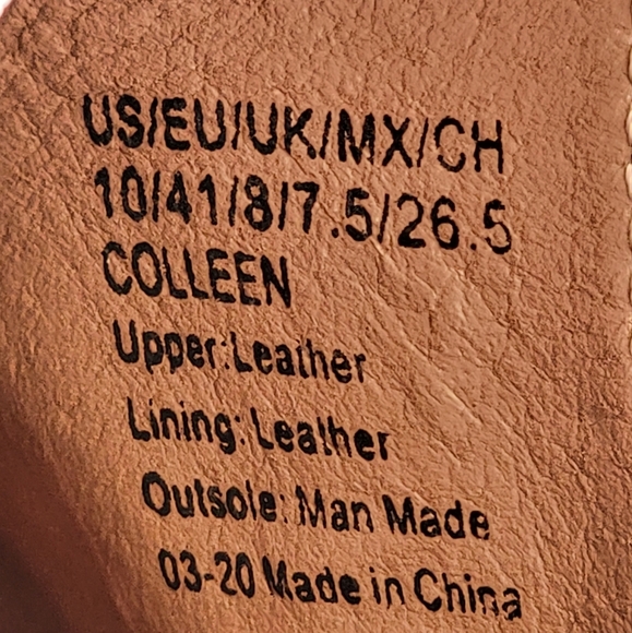 🍃 Kenneth Cole Gentle Souls Signature sandals 10M - Picture 8 of 10